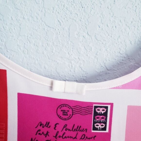 Kate Spade Love Letters Pajama Top - Picture 4 of 7